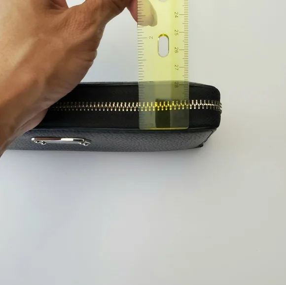 Michael Kors Large Jet Set Continental Black W/Silver Hardware Leather Wallet - Picture 9 of 9